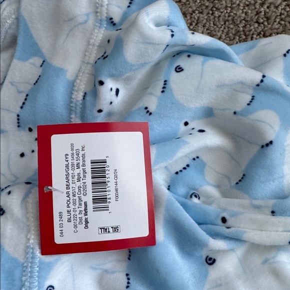 NWT Wondershop Men’s Microfleece Jogger Polar Bear Pajama Pants - Size: 5XL TALL - Picture 6 of 7